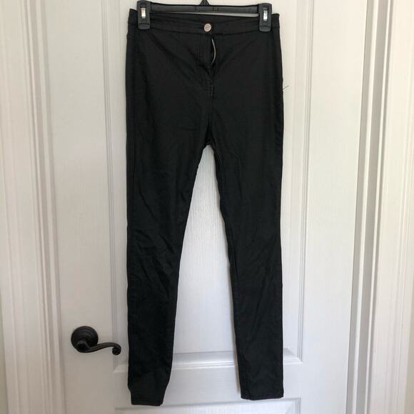 Parisian Women's Skinny Jeans‎ Size 8 Stretchable Mid Waist Black 26 x 26 - Picture 1 of 10